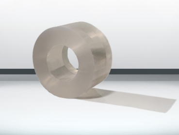 25m300x3mm f/ür PVC Streifenvorhang Lamellenvorhang PVC Rolle blau transparent